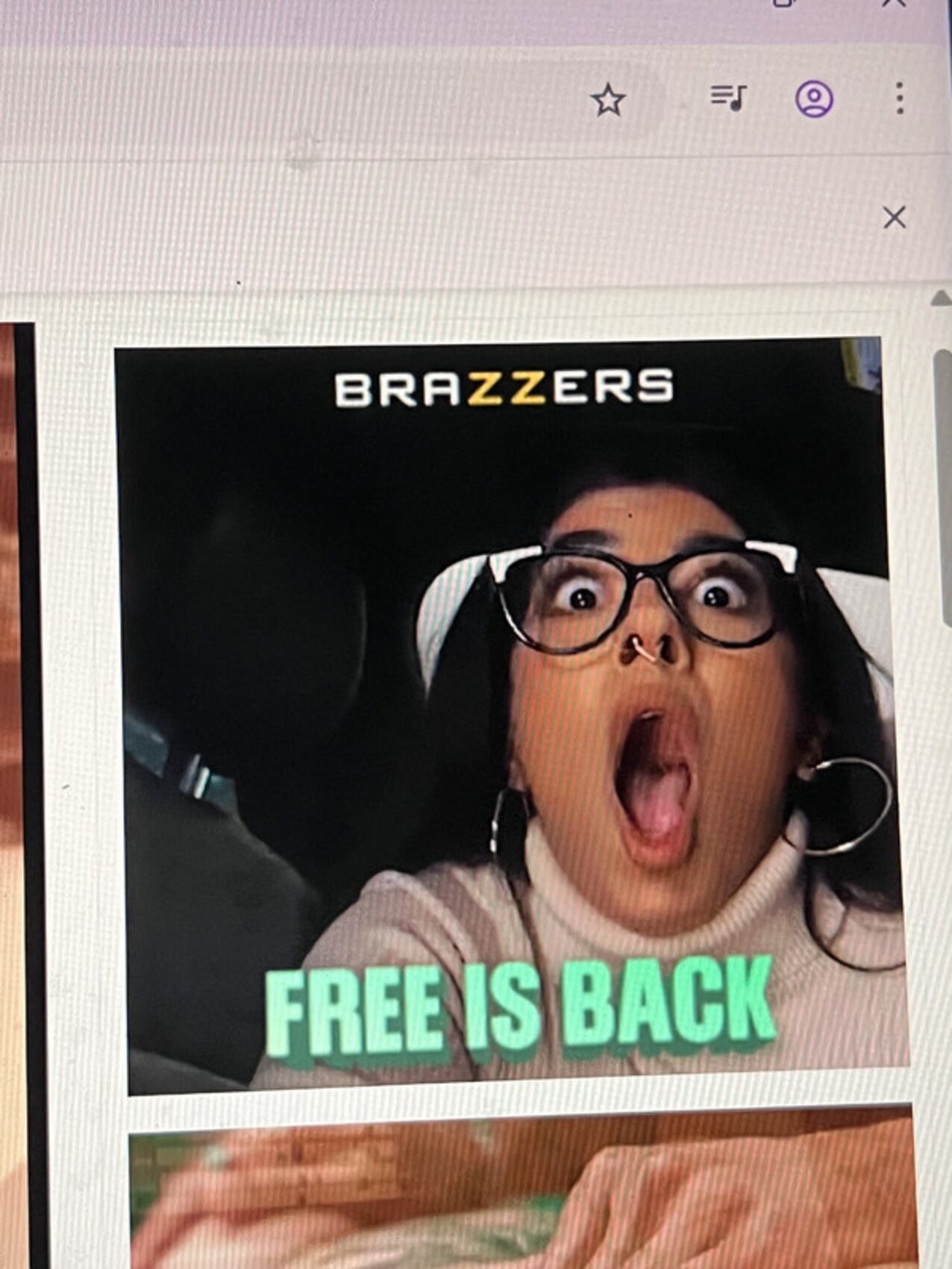 porn ad brunette big tits