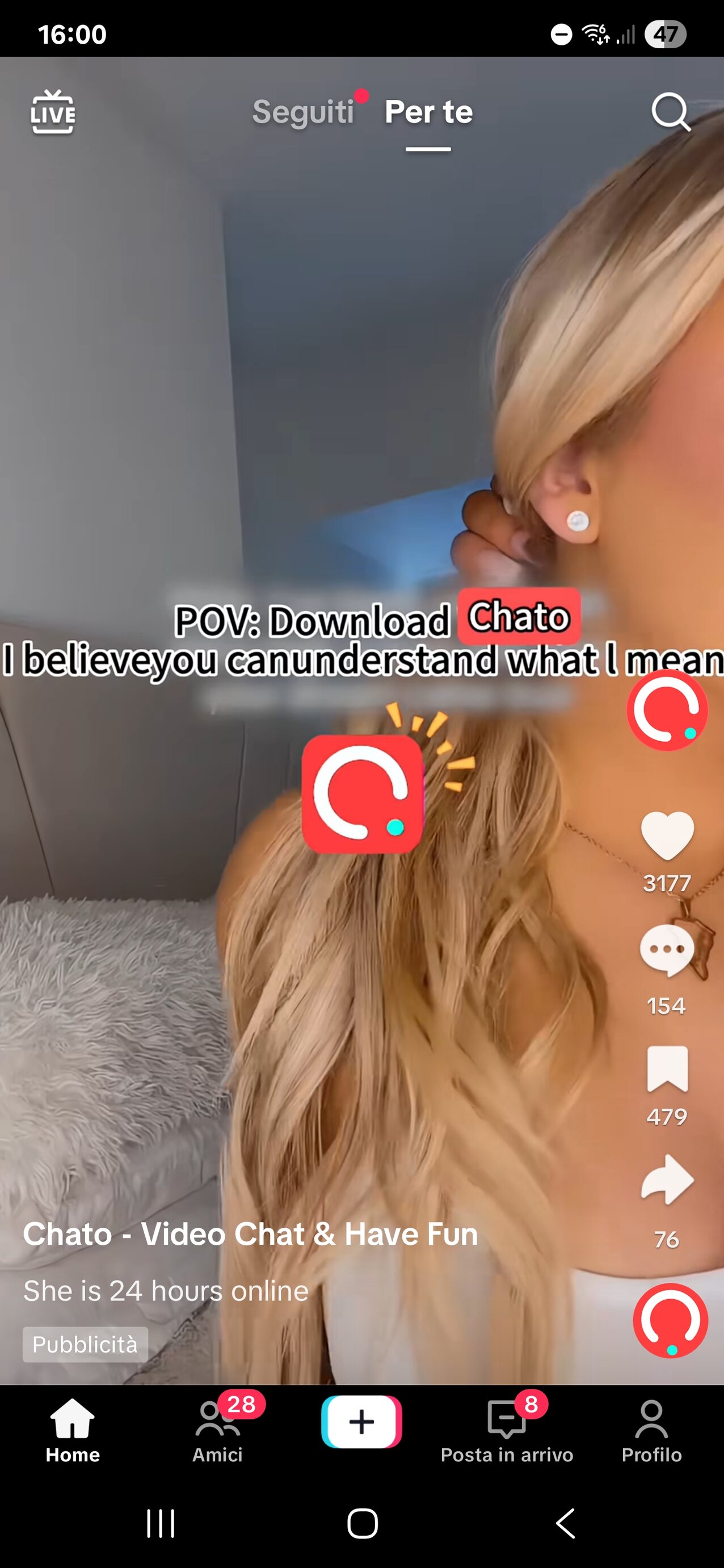amater blowjob blonde