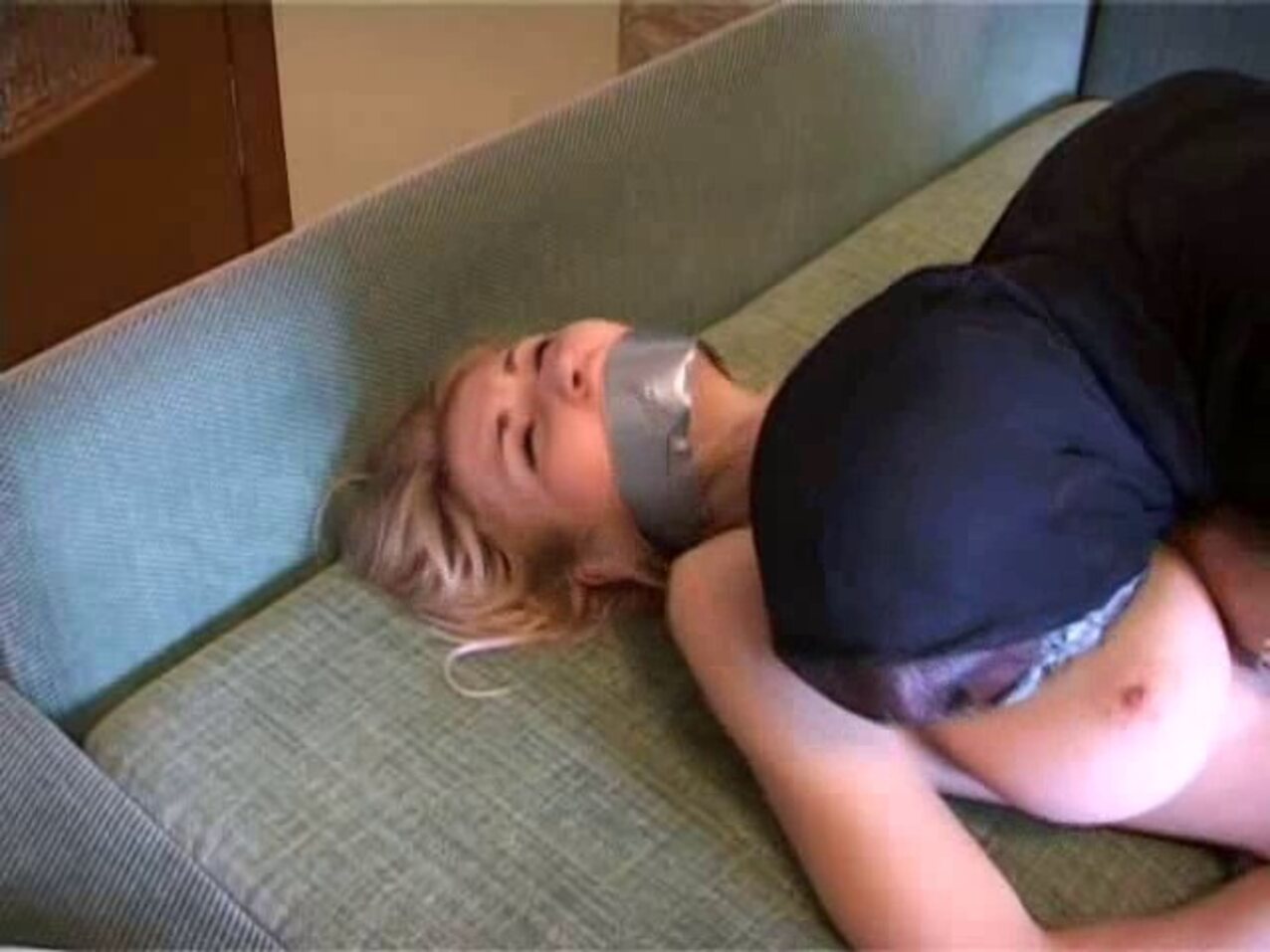 bigboobs duct tape bondage