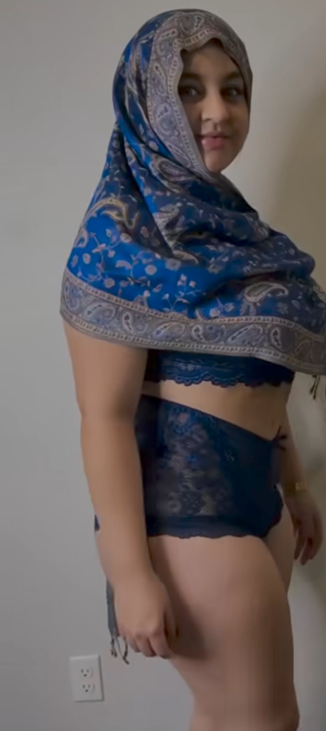 big tits hijab lingerie