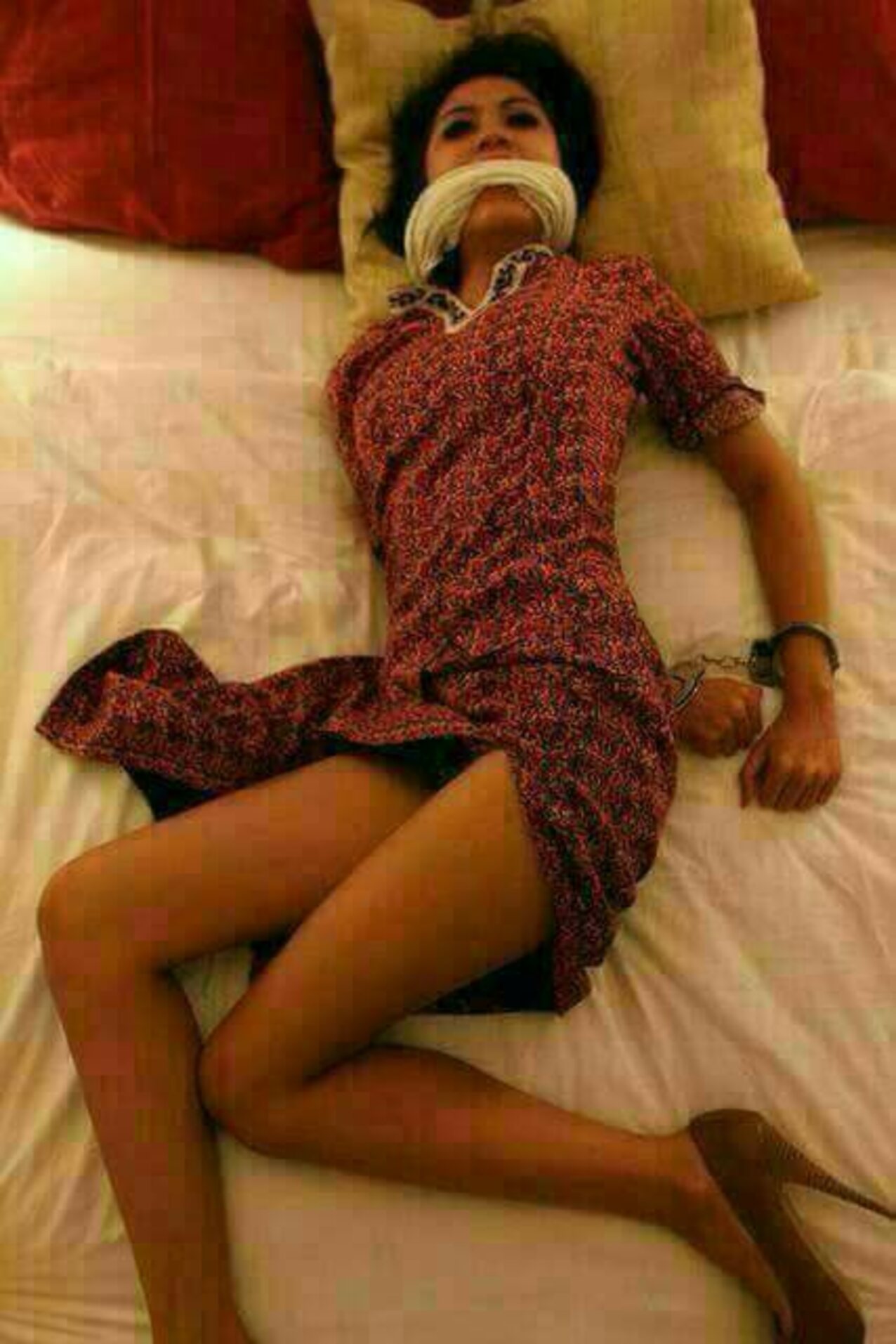 bondage flight attendant air hostess