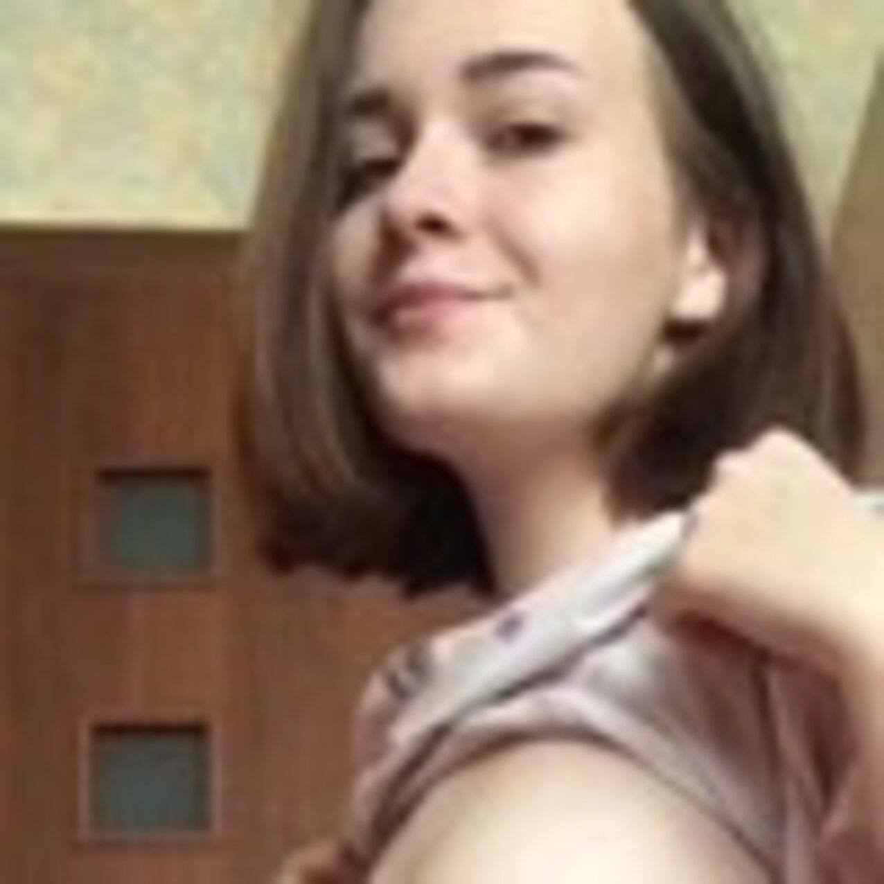 short hair cute topless