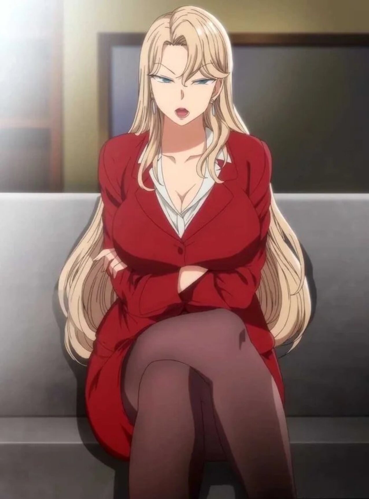 blonde hentai milf