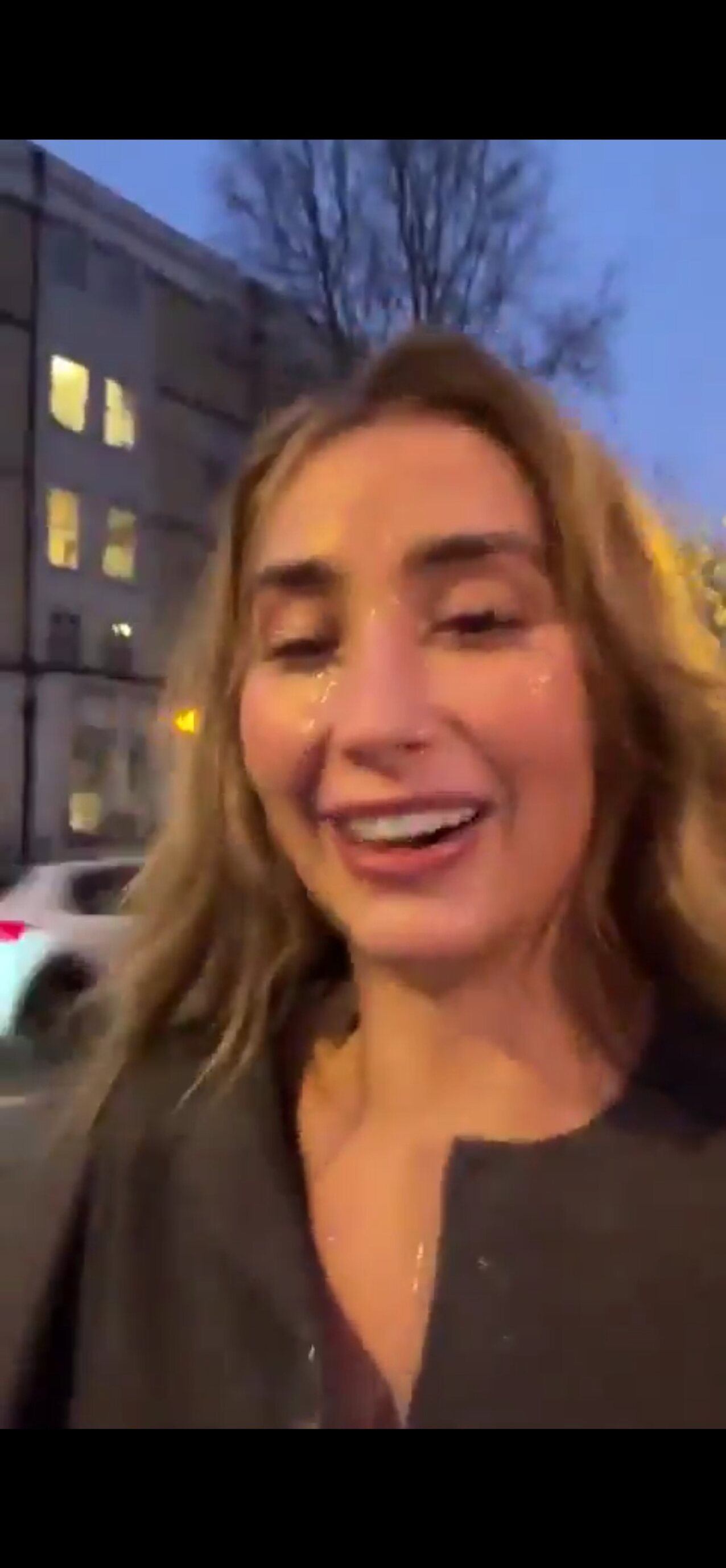 sperm walk cum walk blonde