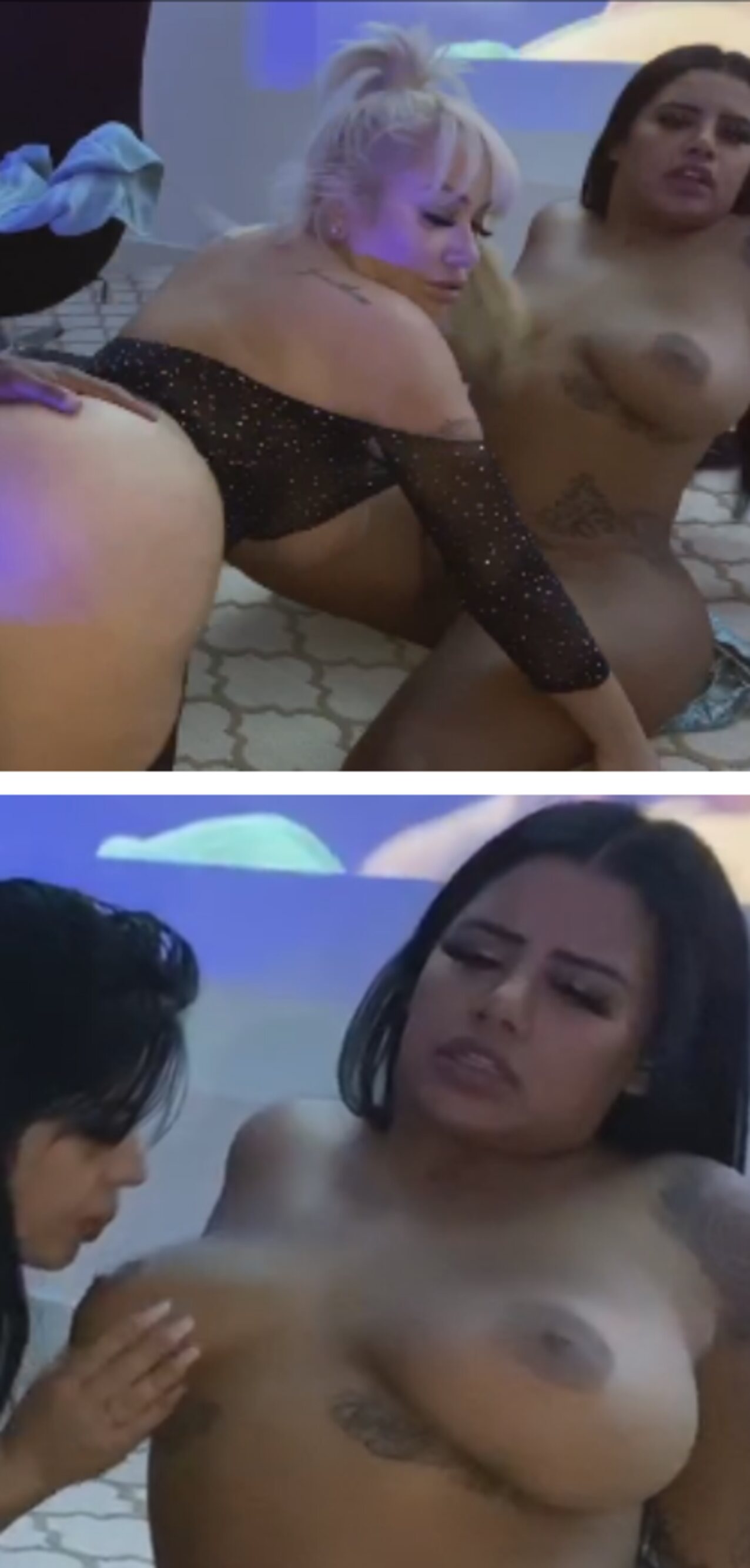 ebony lissa aries shower
