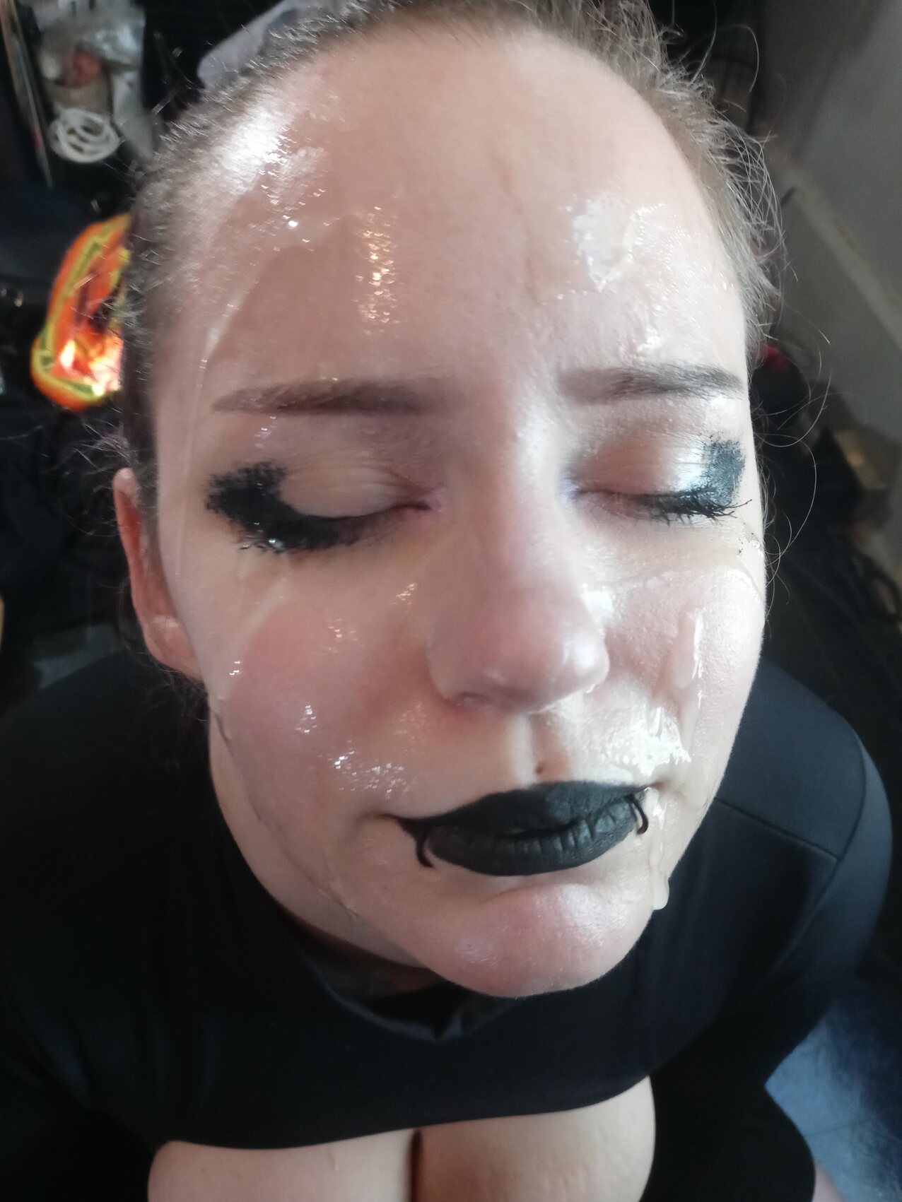 teen face cum