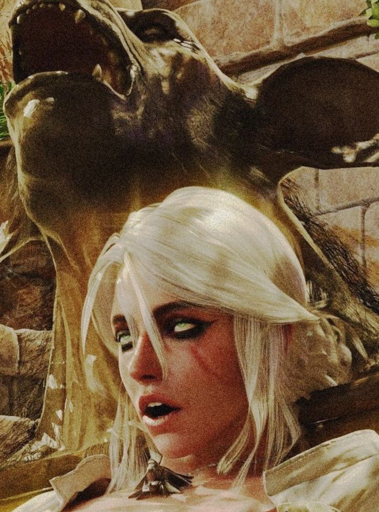 ciri the witcher monster