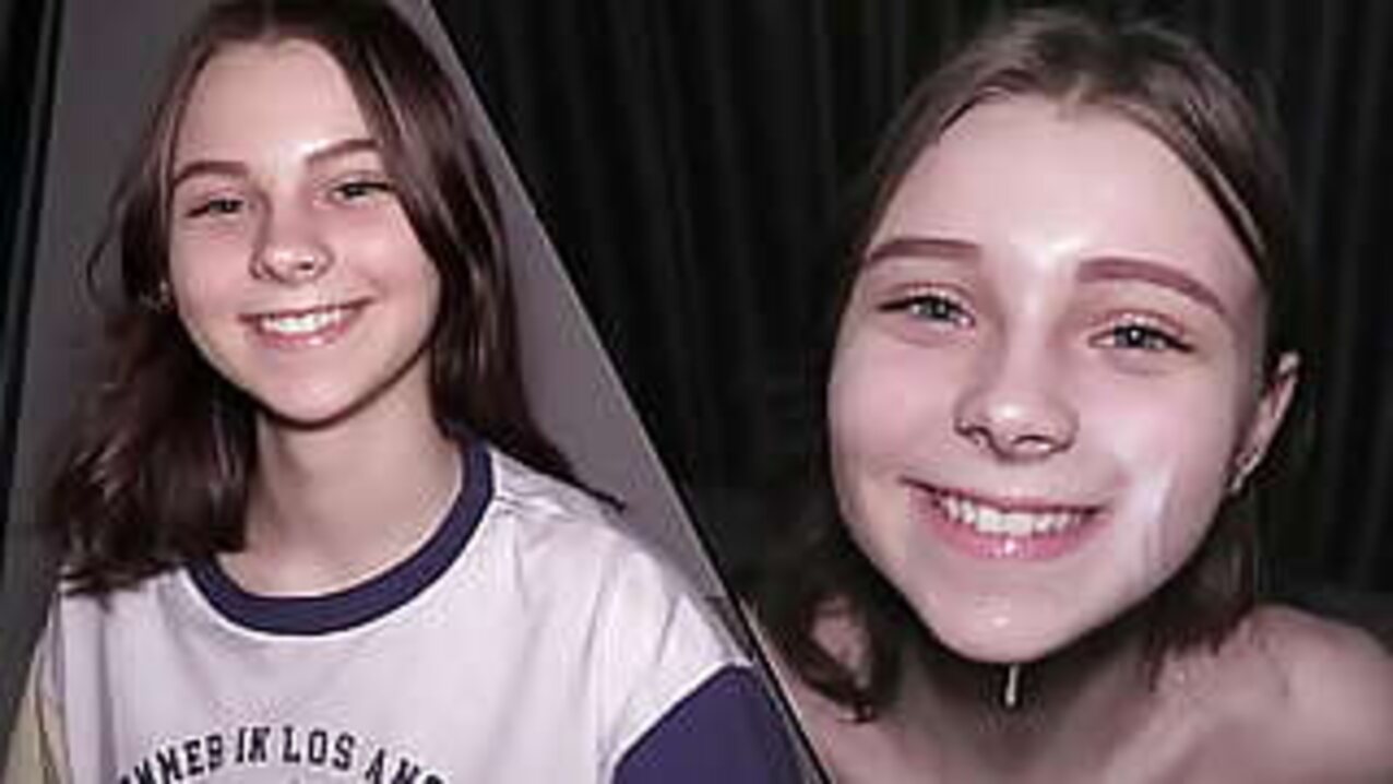 brunette facial teen