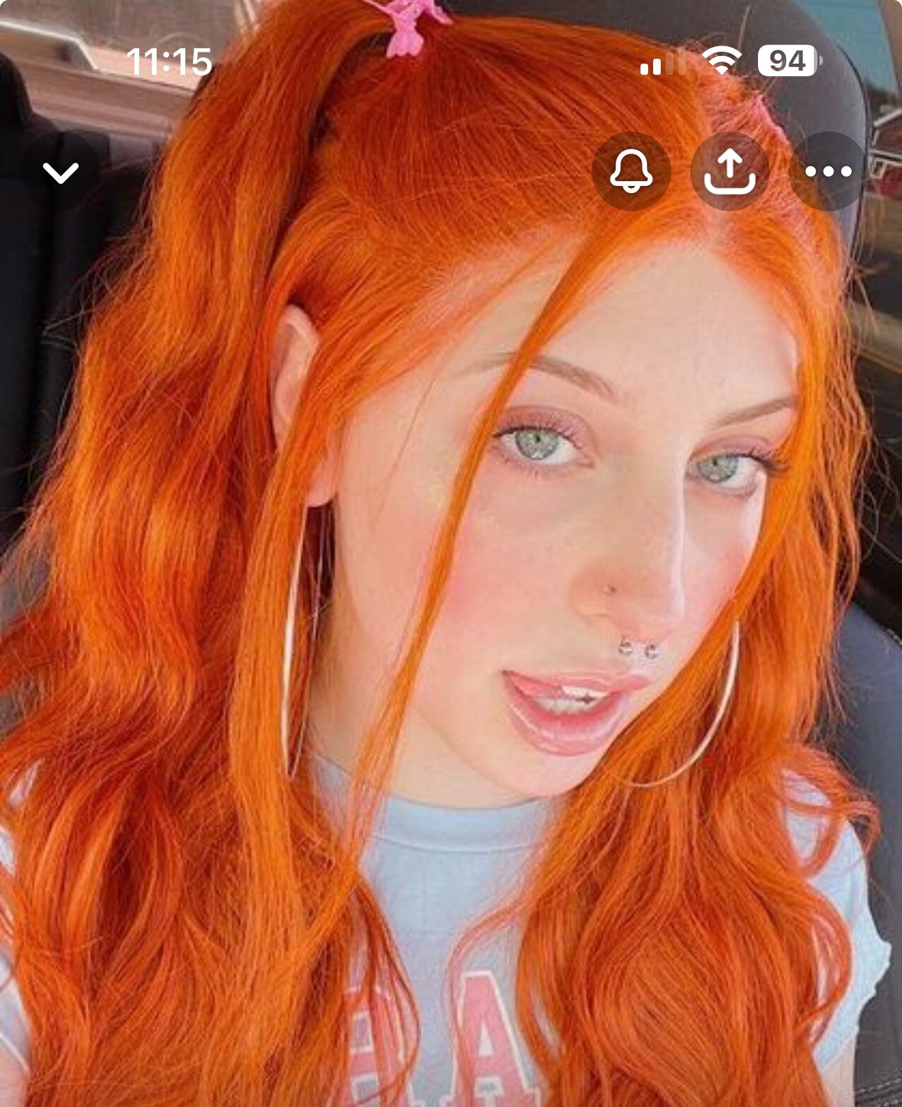 snapchat telegram redhead