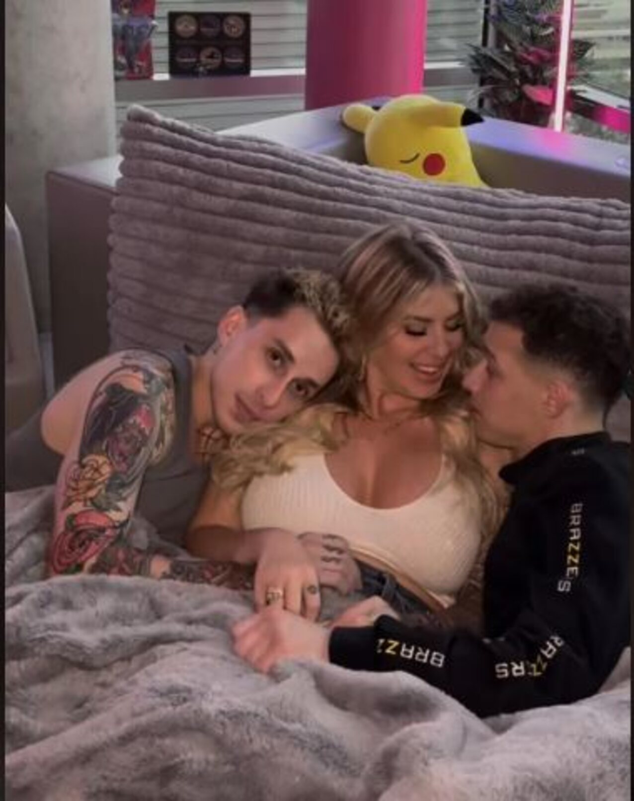 mom stepmom son