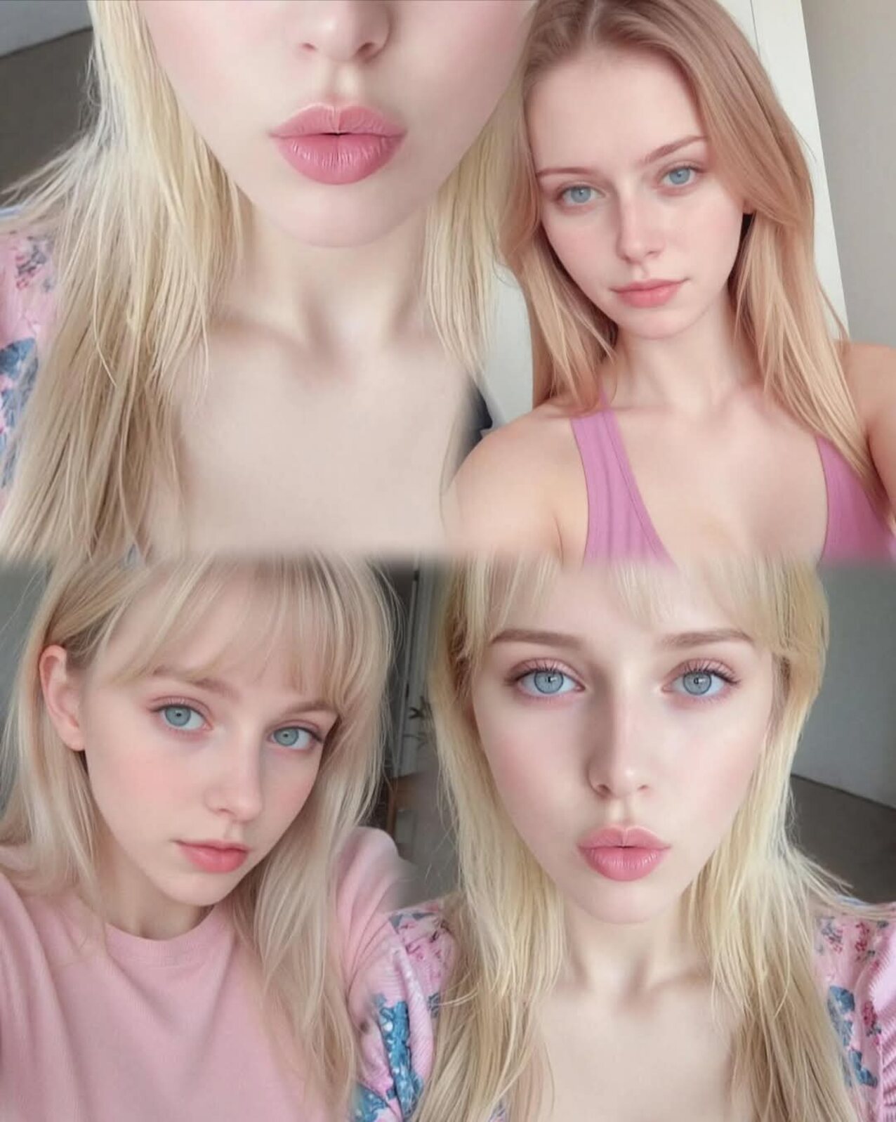 blonde hot cute