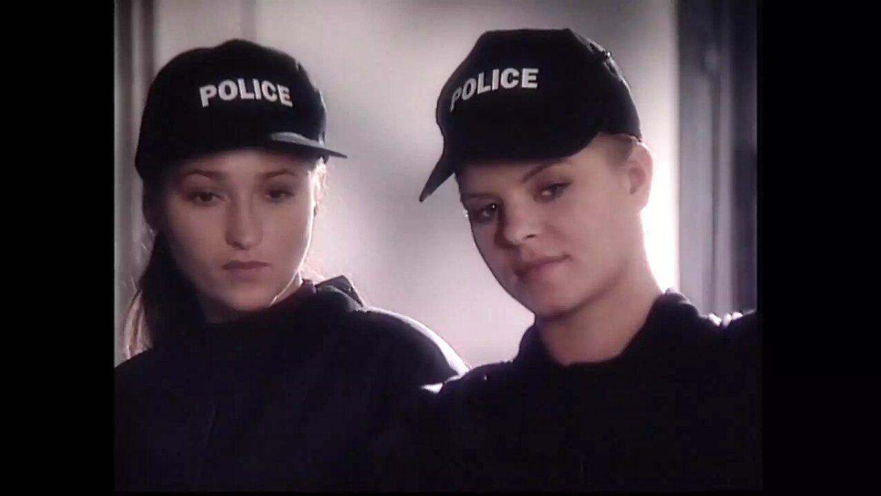police uniform blonde