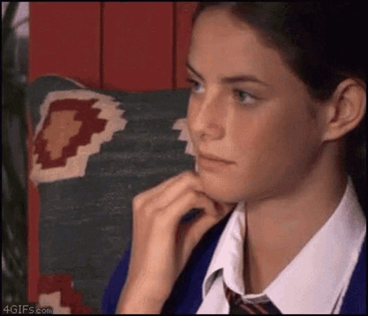 blowjob gesturing black hair