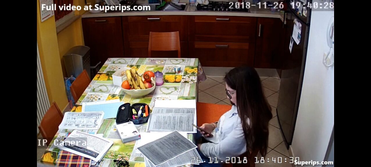 kitchen masturbasion spy
