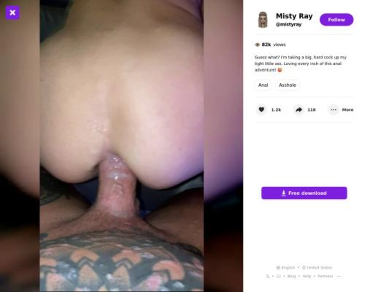 anal anal sex gape