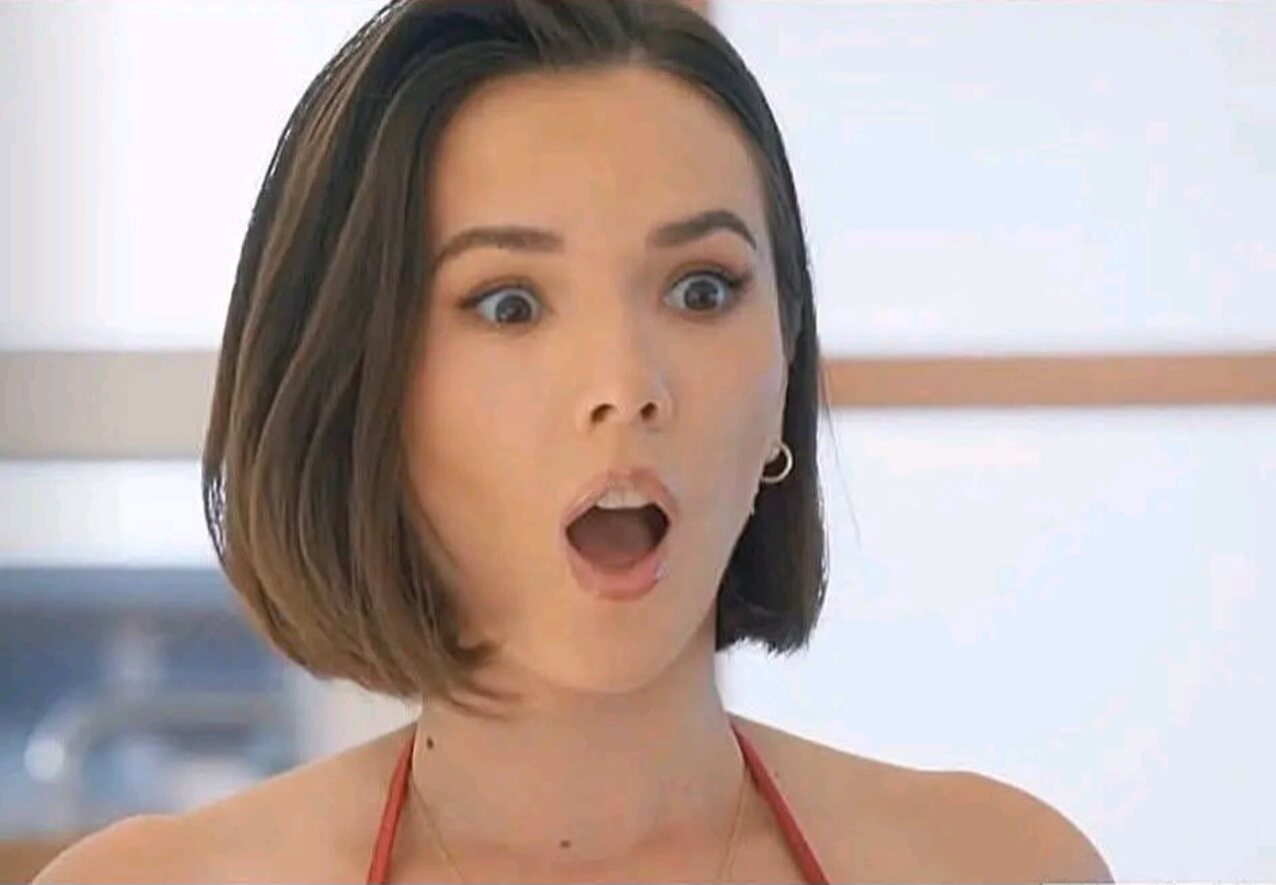 brunette surprise model