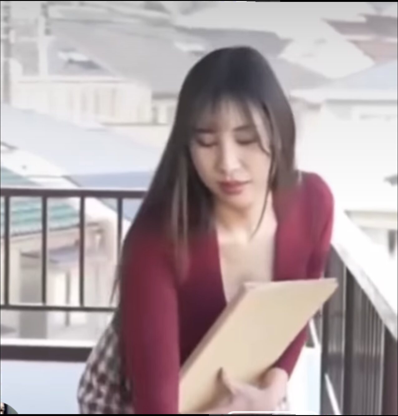 long hair big boobs straight