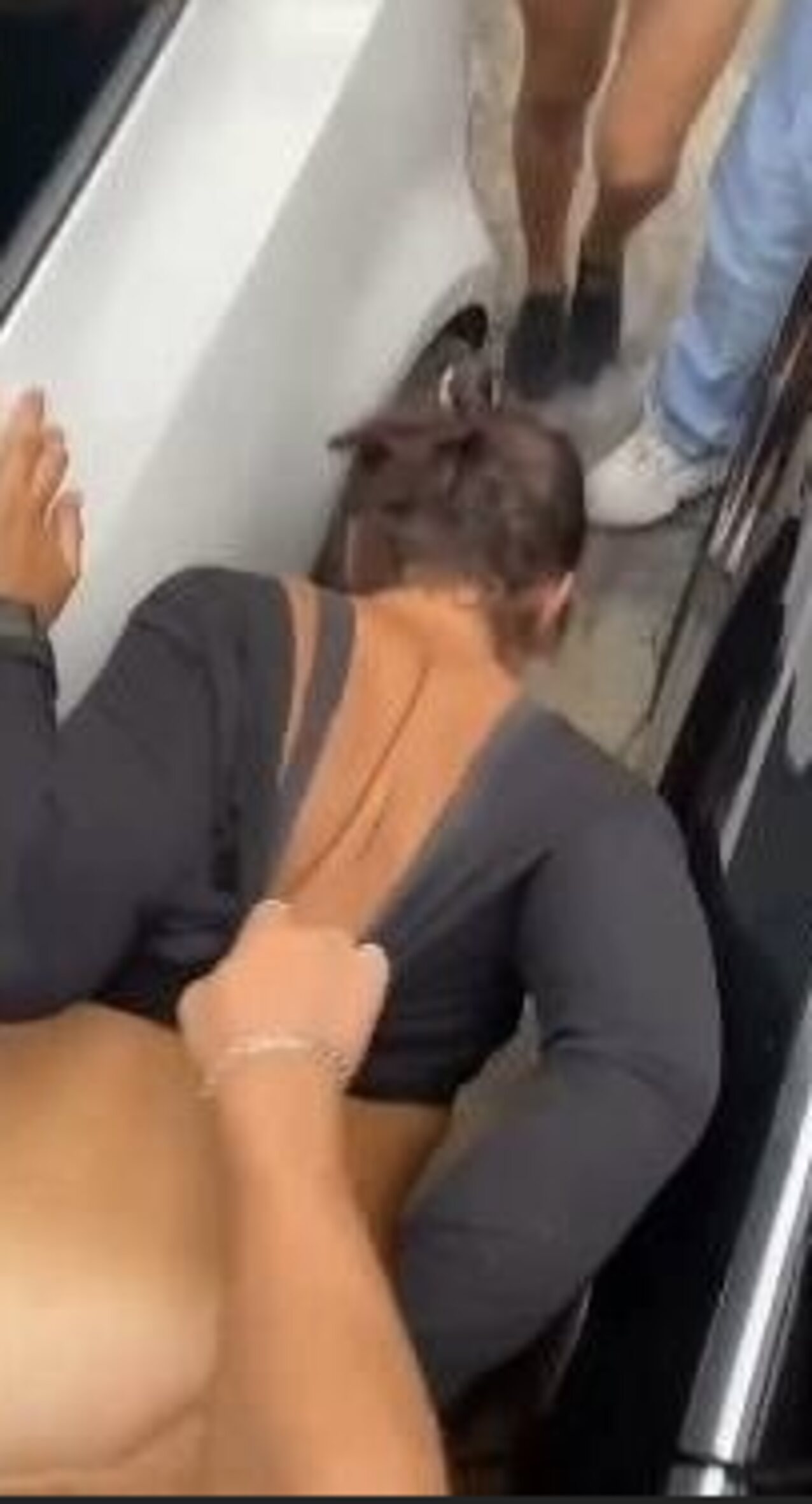 amateur doggy blowjob