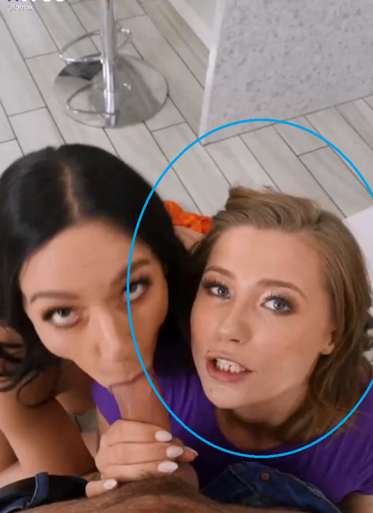 cute lesbian blowjob
