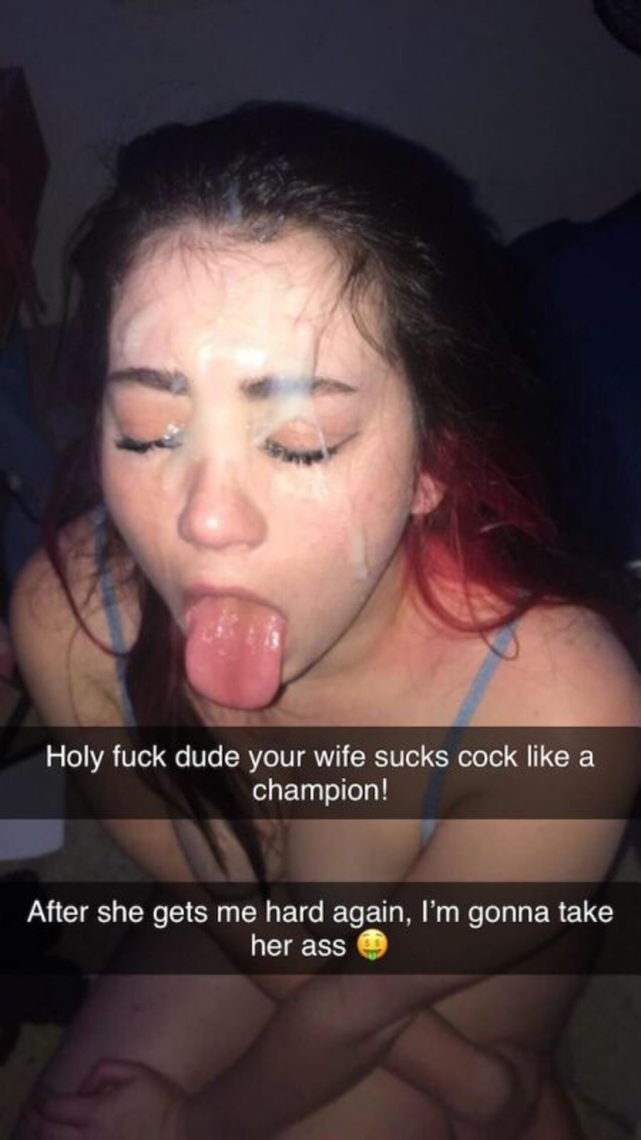 cumshot facial white girl