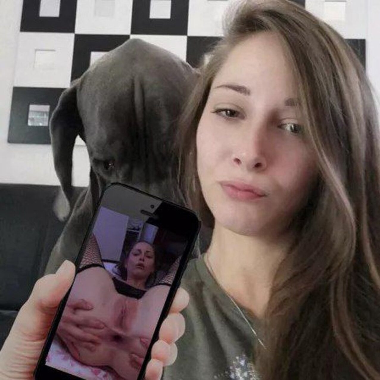 anal gape brunette