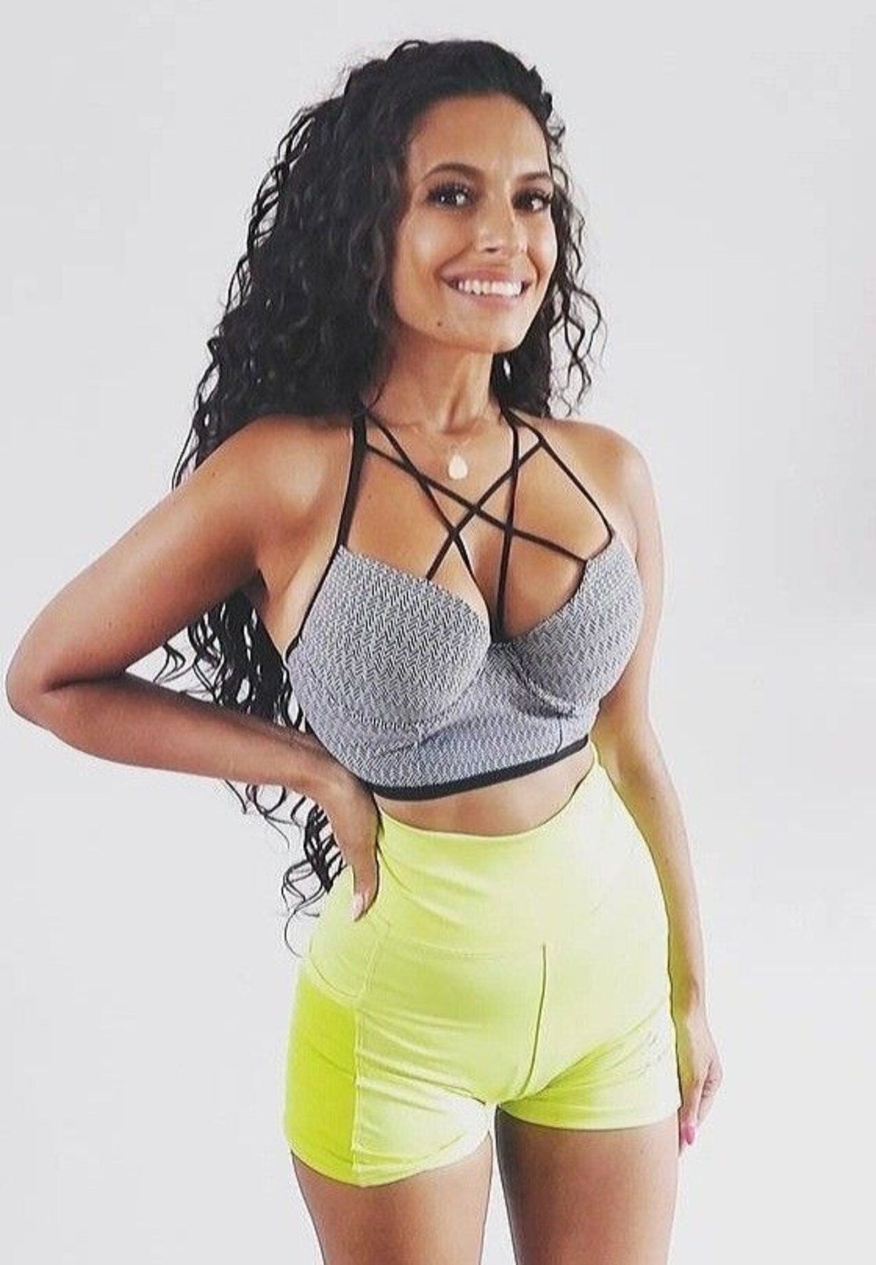 brunette busty latina