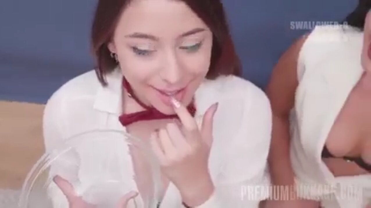 younger bukkake brunett
