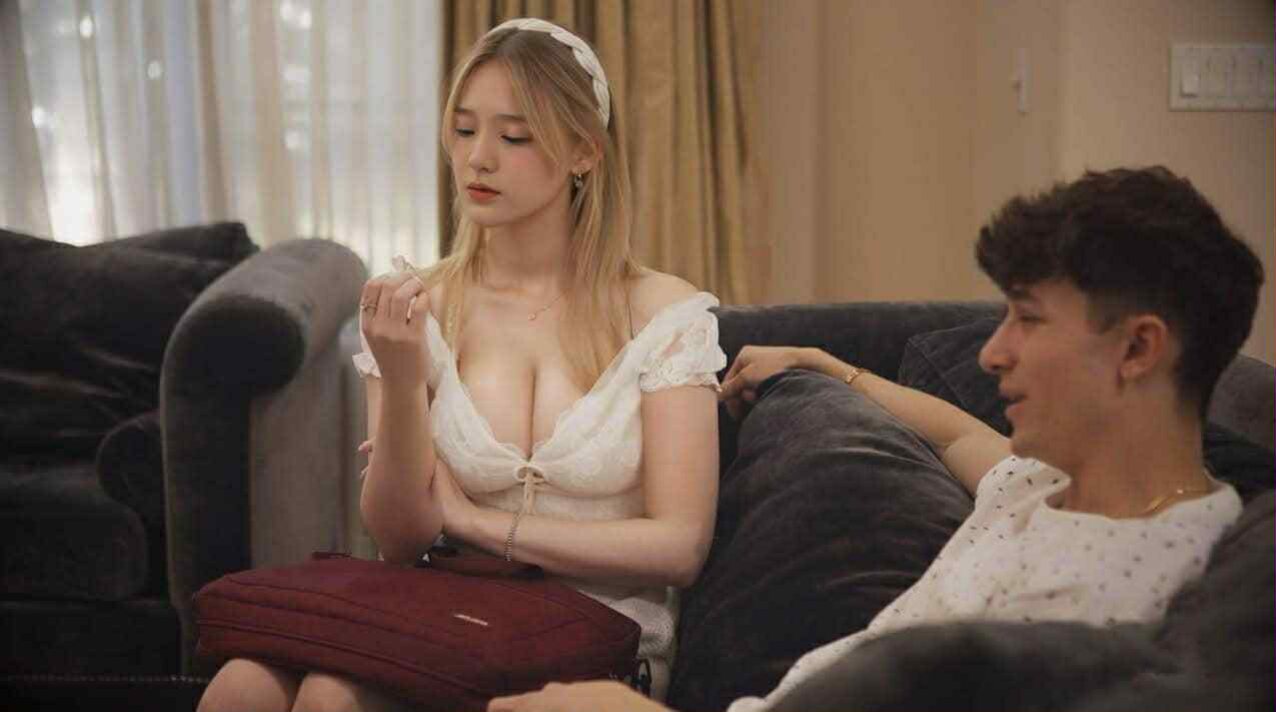 blonde white skinny