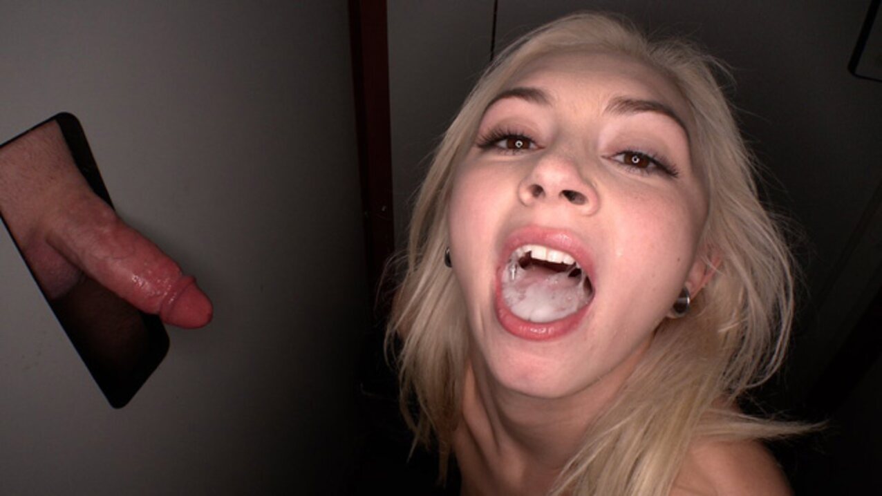 blowjob gloryhole cum
