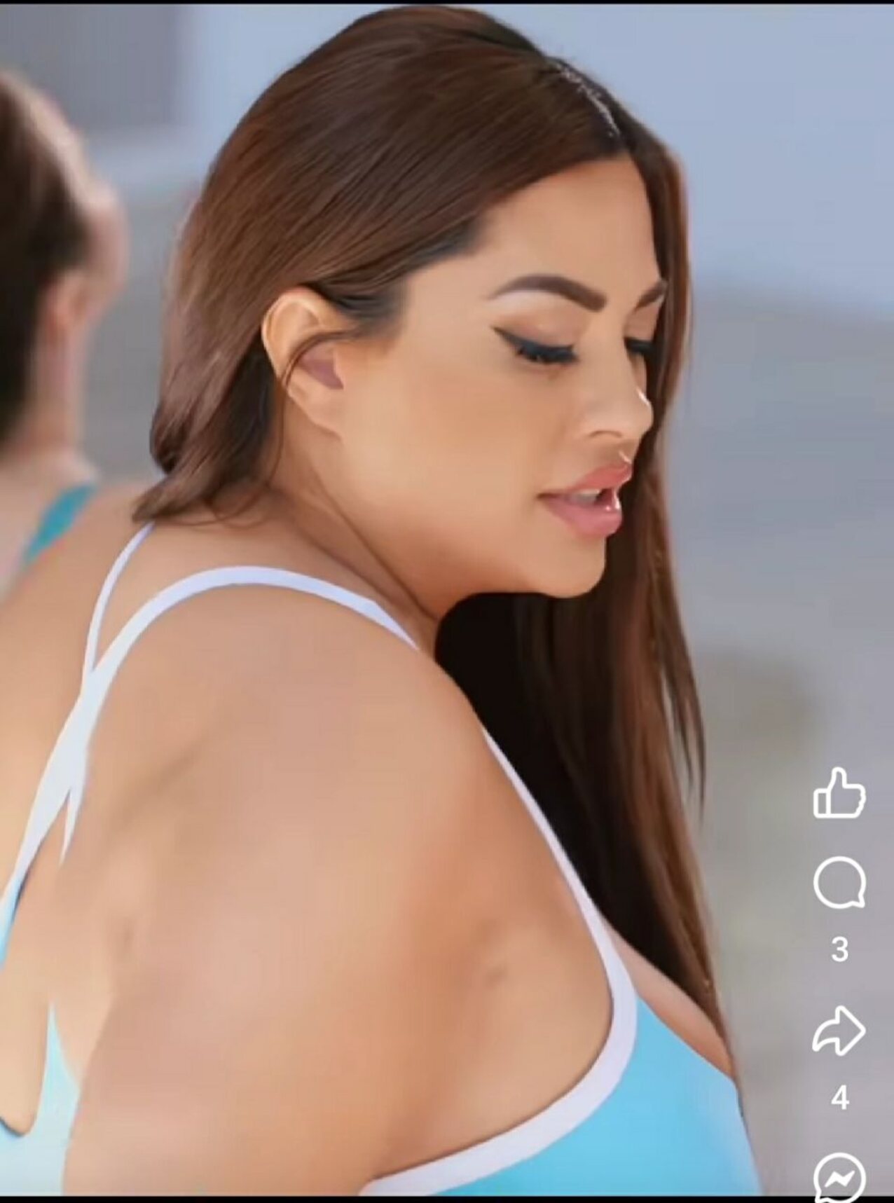 huge boobs big tits black hair