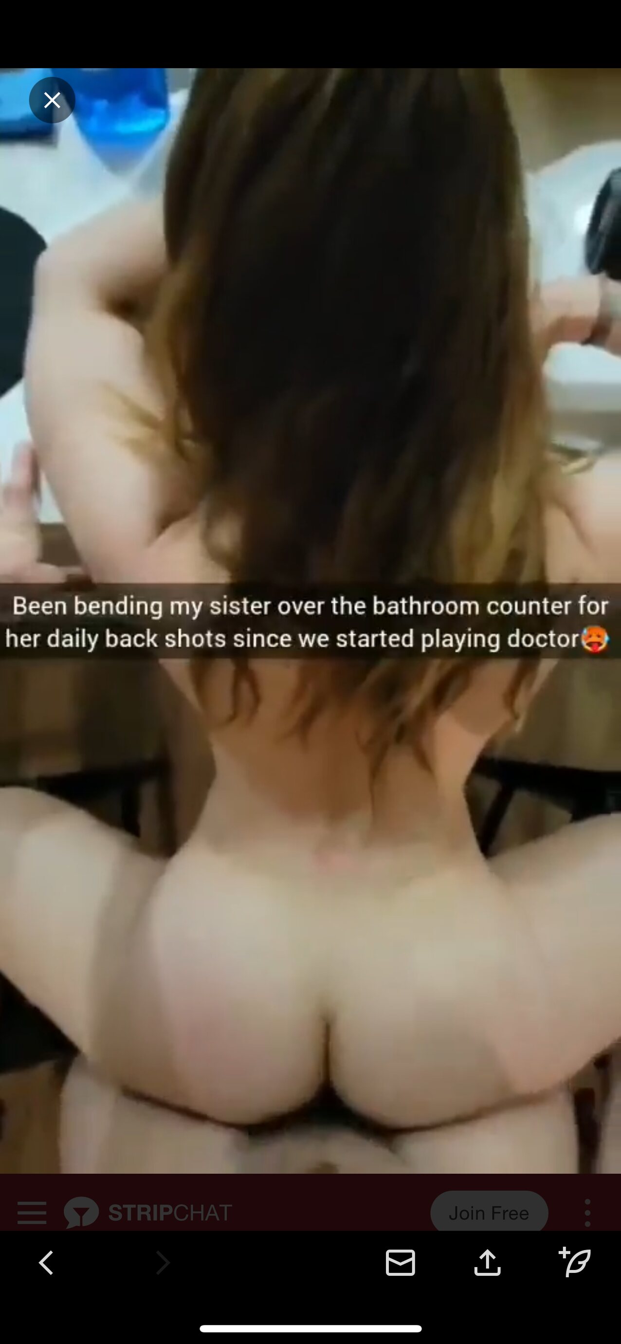 doggystyle bathroom step sister