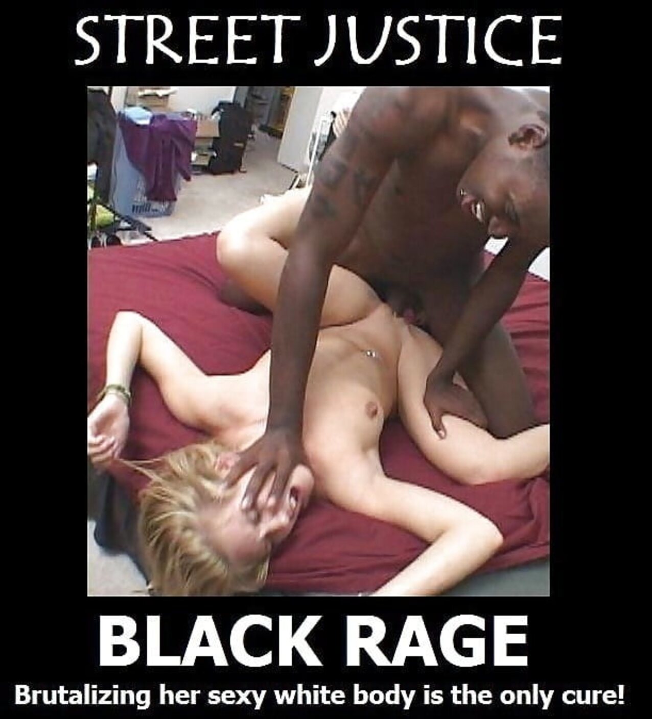 blonde interracial bdsm bondage