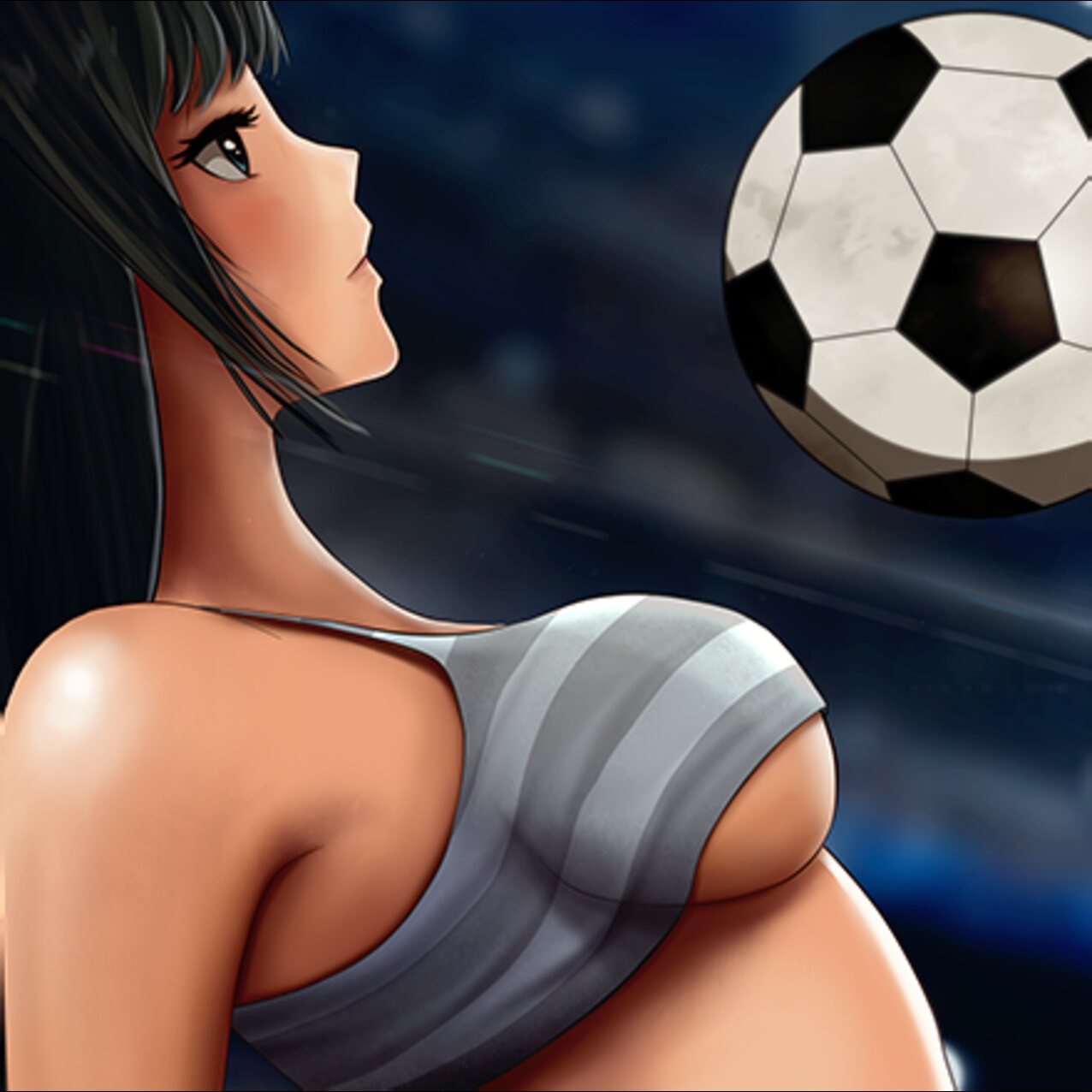 anime brunette sexy