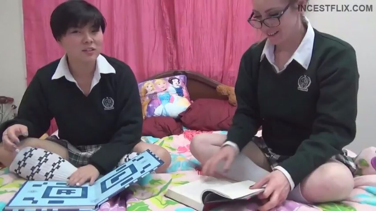 asian pixie hair cut school uniform