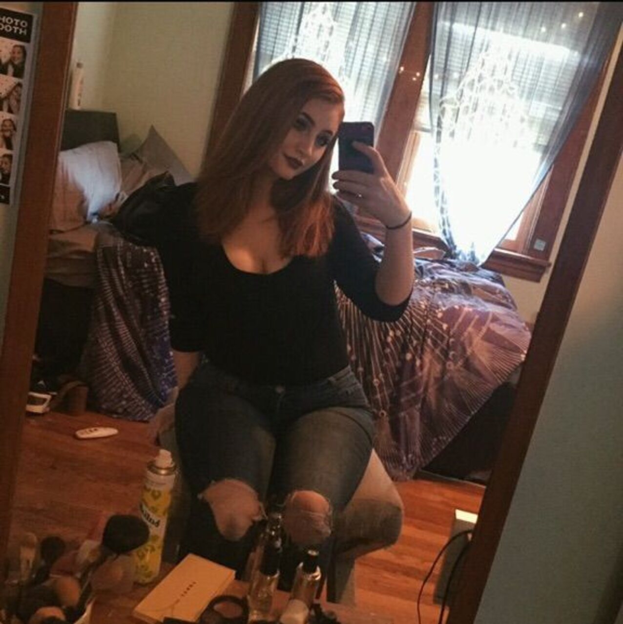 selfie redhead big ass