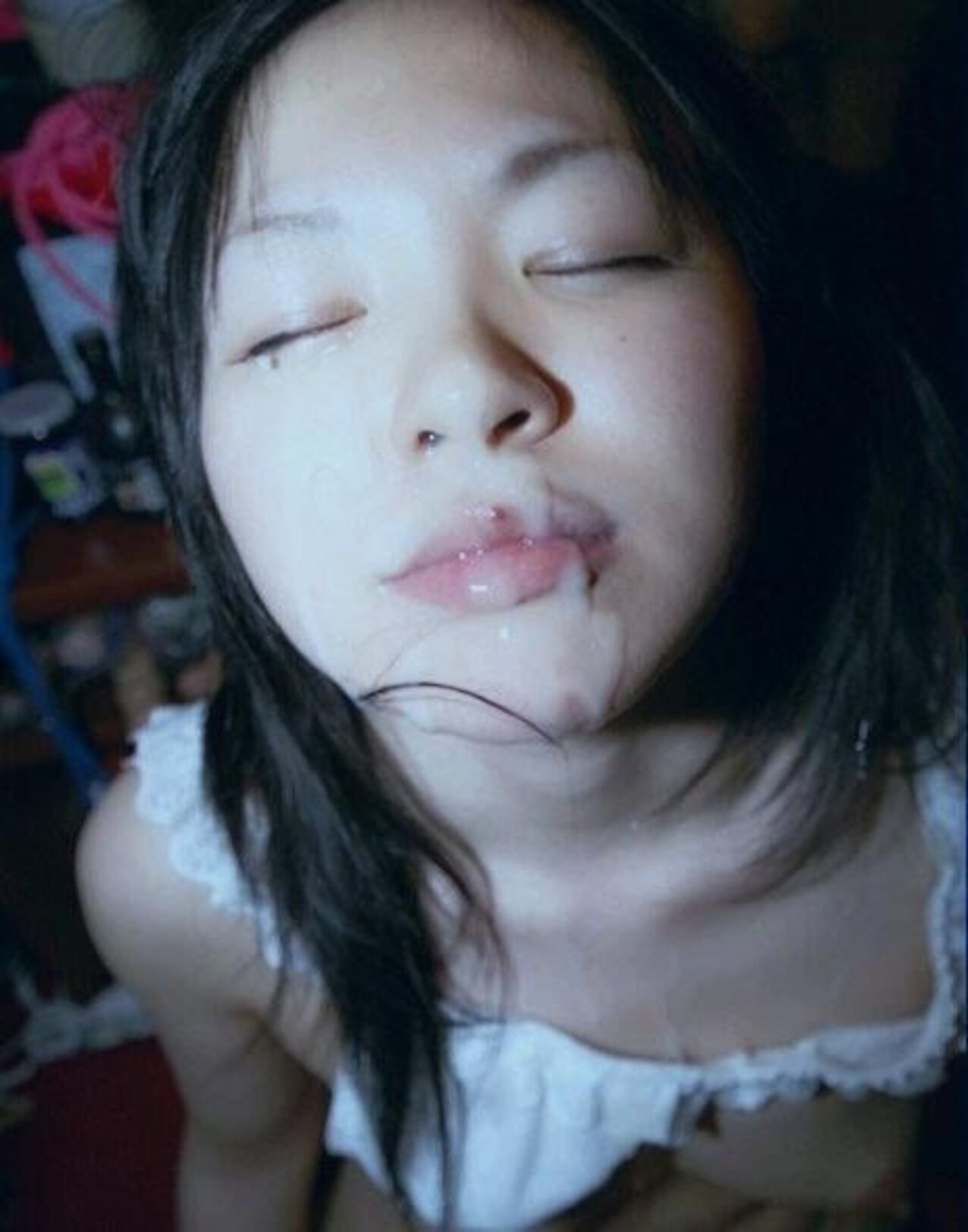 asian cum cum on face