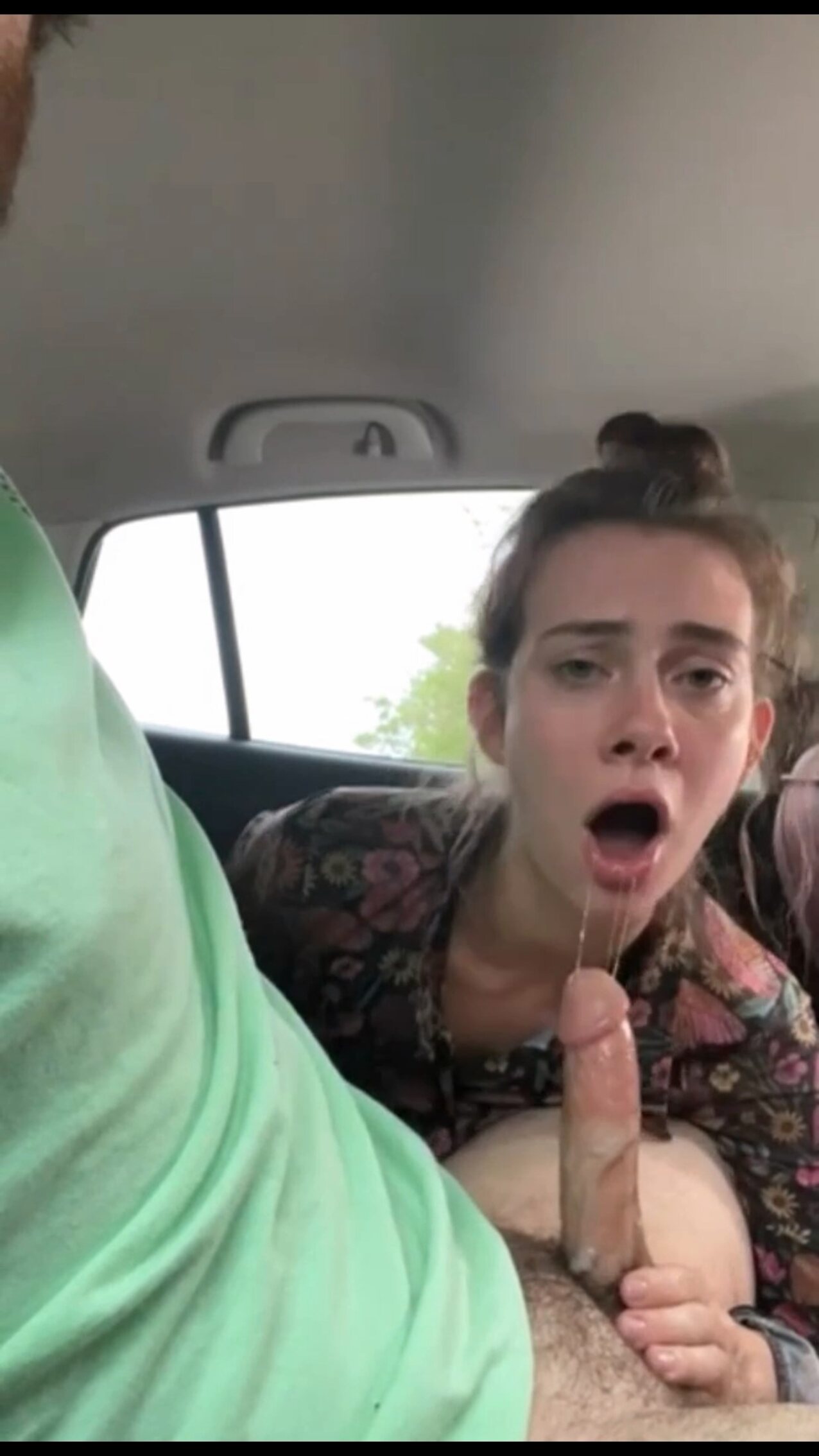 blowjob car sex couple