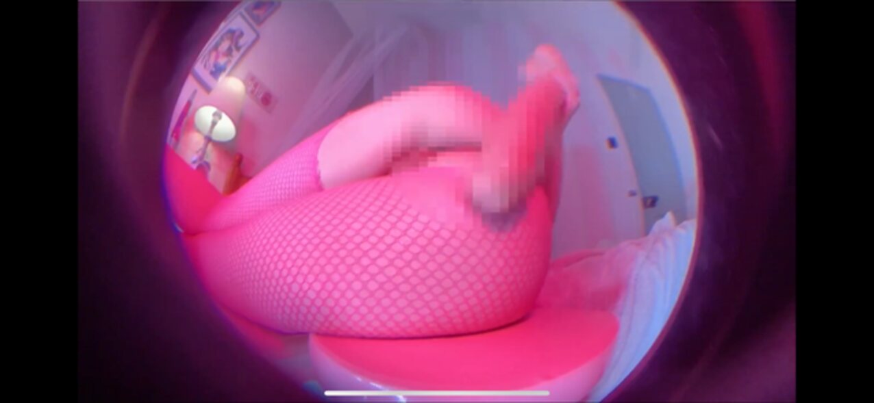 belle delphine dildo fishnets