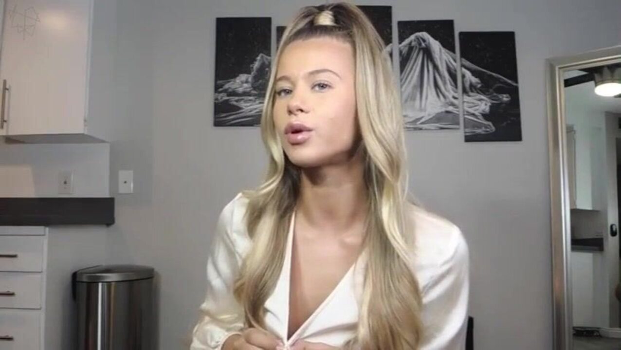 blonde tanned slim
