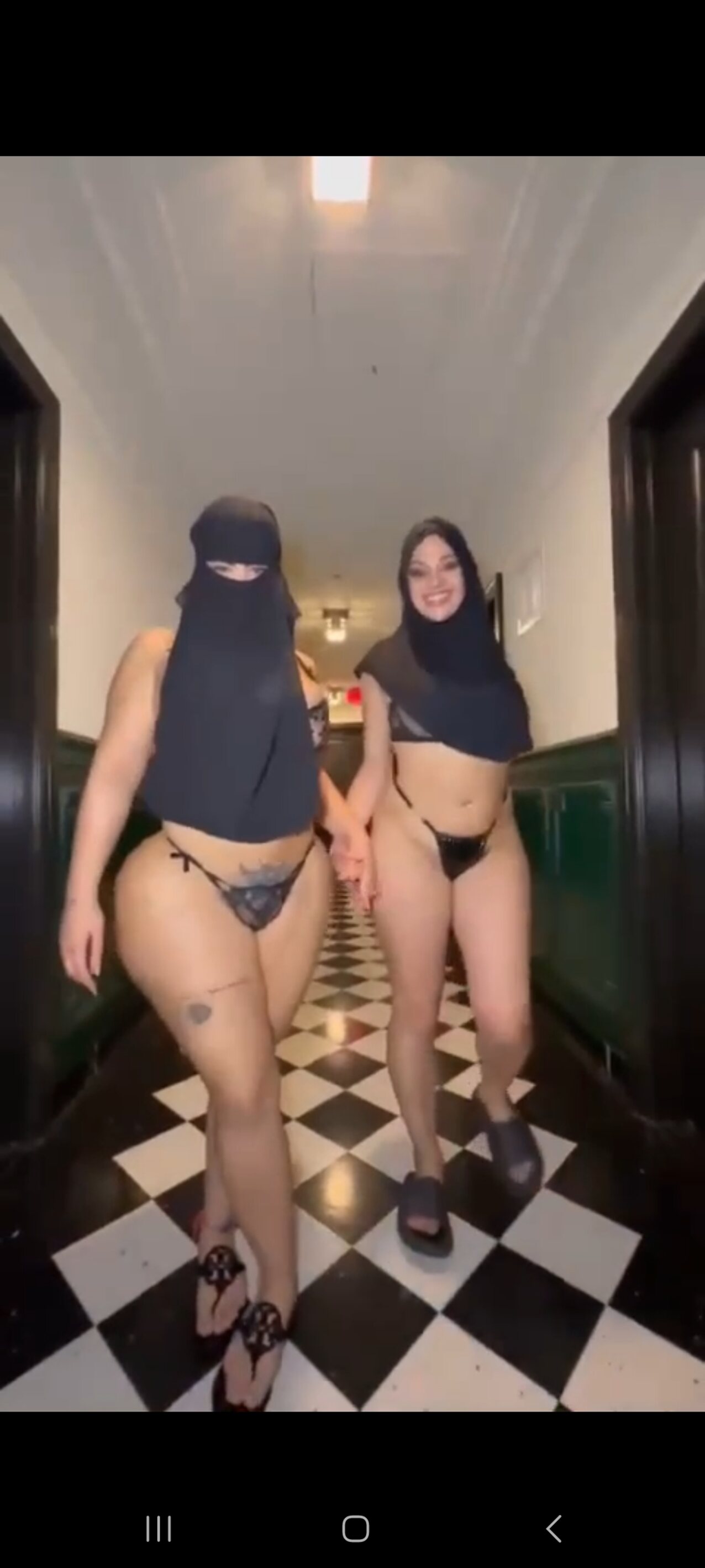 hijab oiled big ass