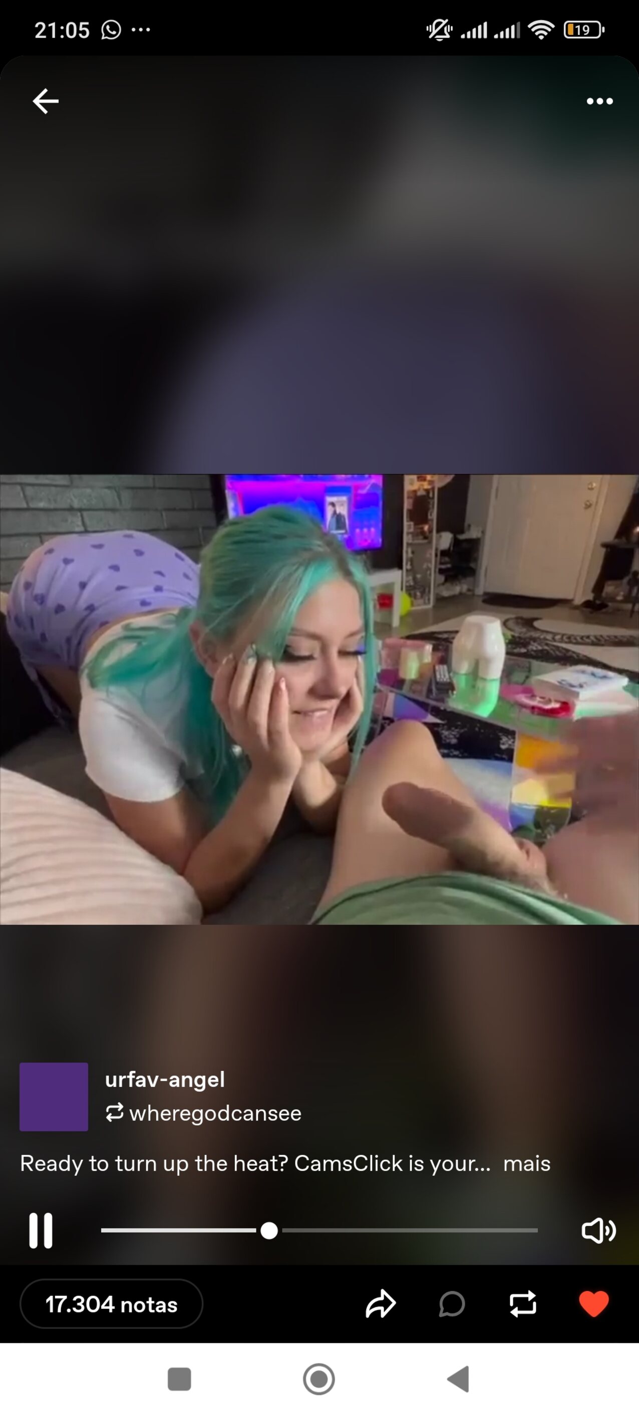 colored hair suicide girl blow job
