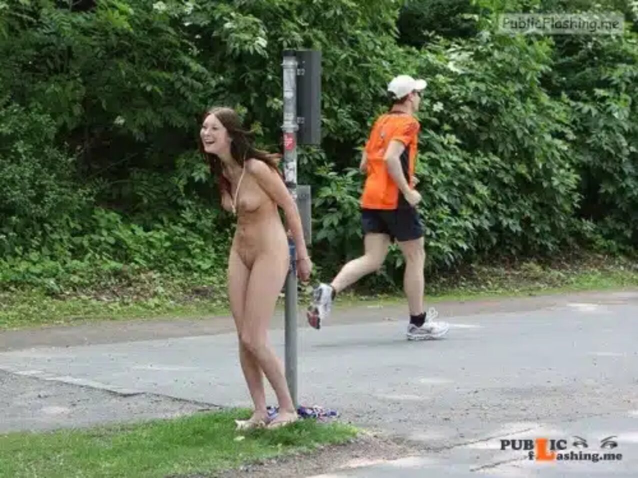 handcuffed outdoor public