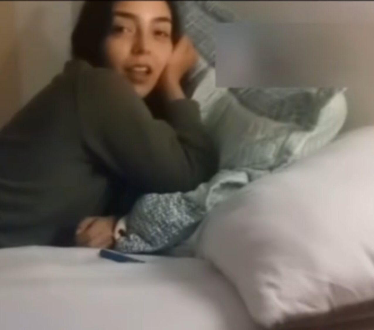 dark hair bed sleeping