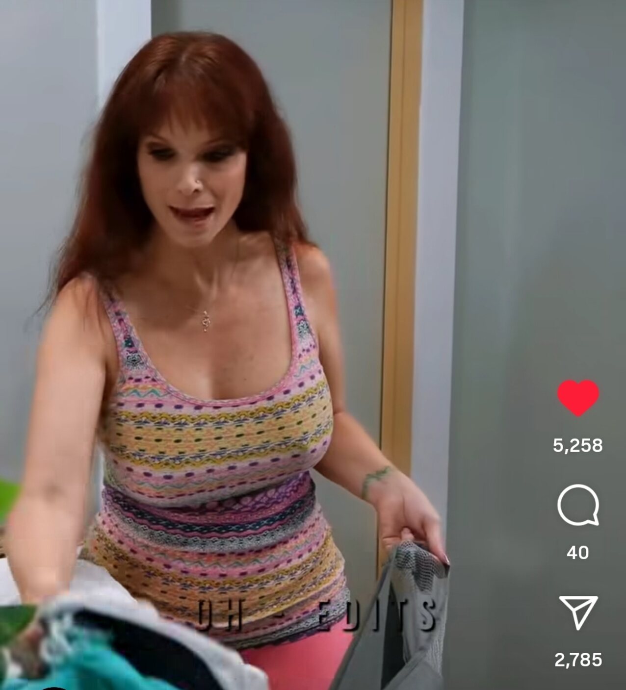 milf redhead house