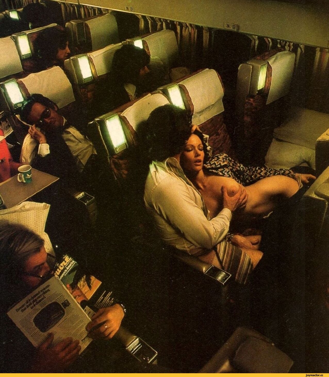 airplane sex mile high club retro