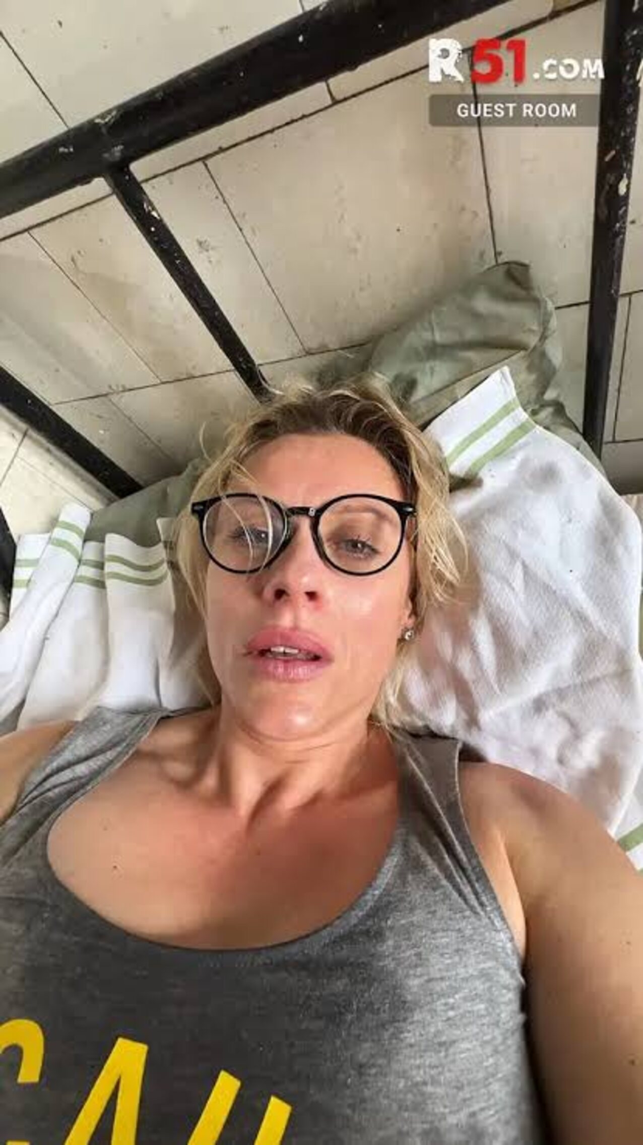 blonde milf glasses