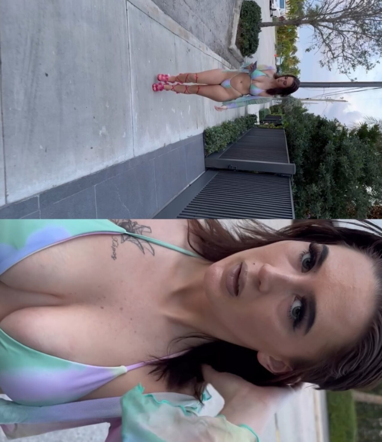 bikini big tits ass