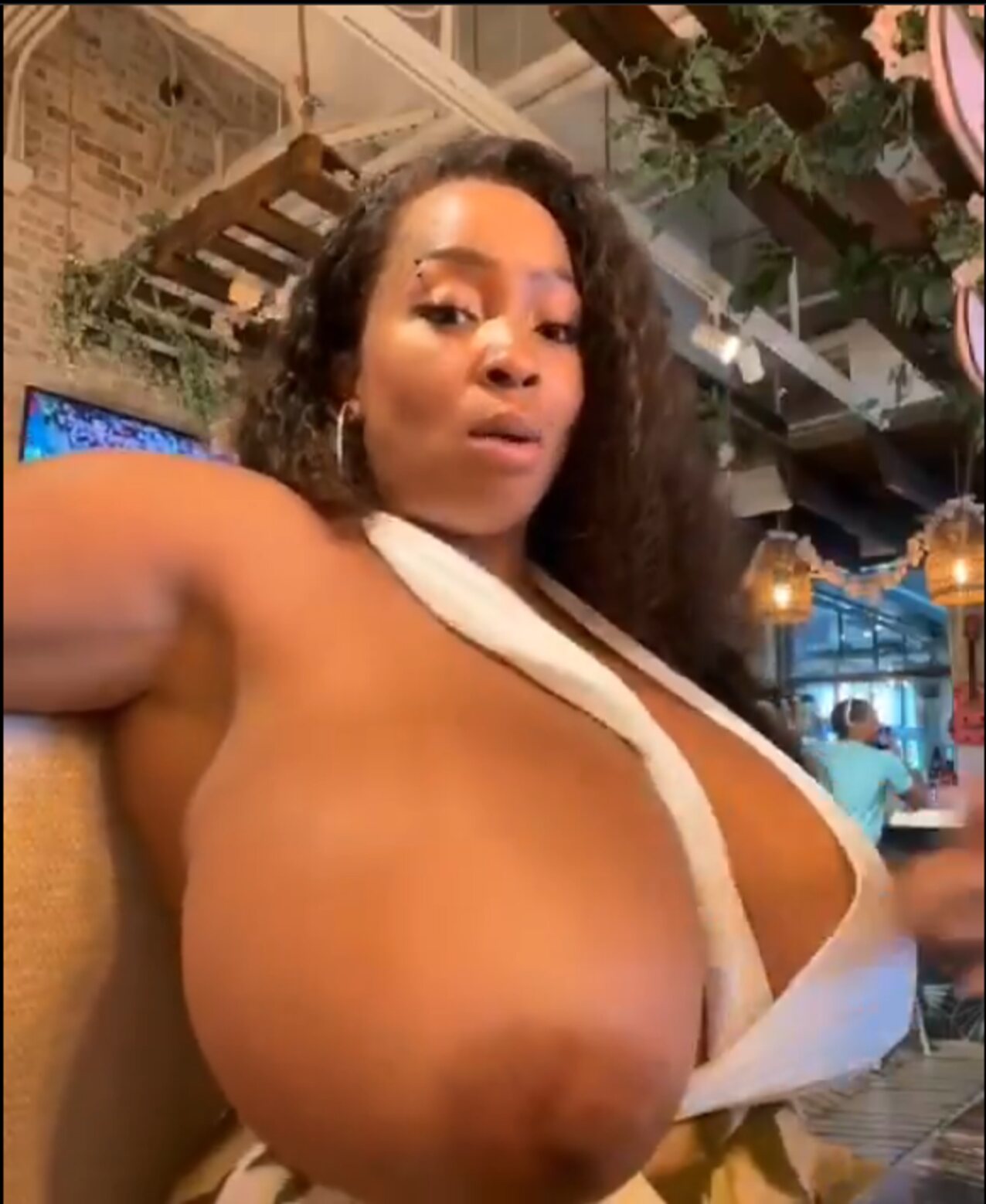 amateur public ebony