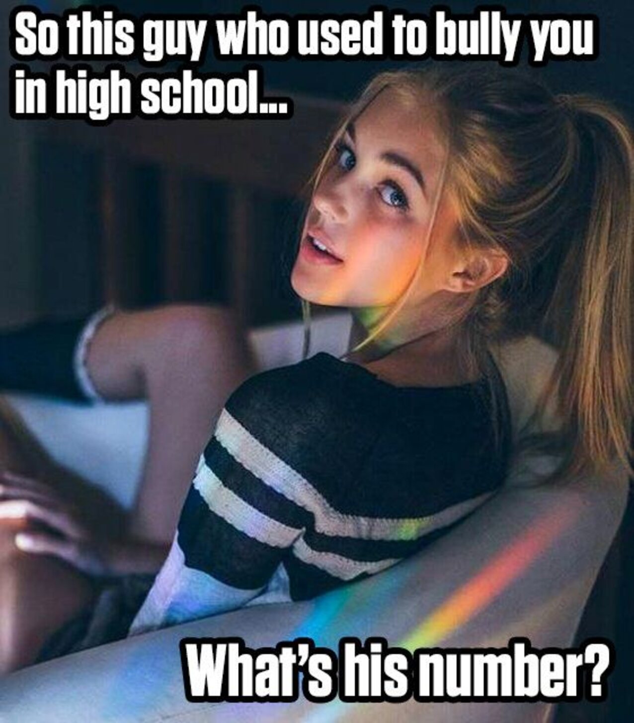 portrait blonde teen