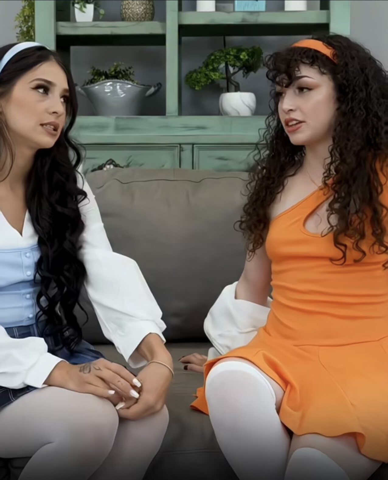 black hair threesome teenage